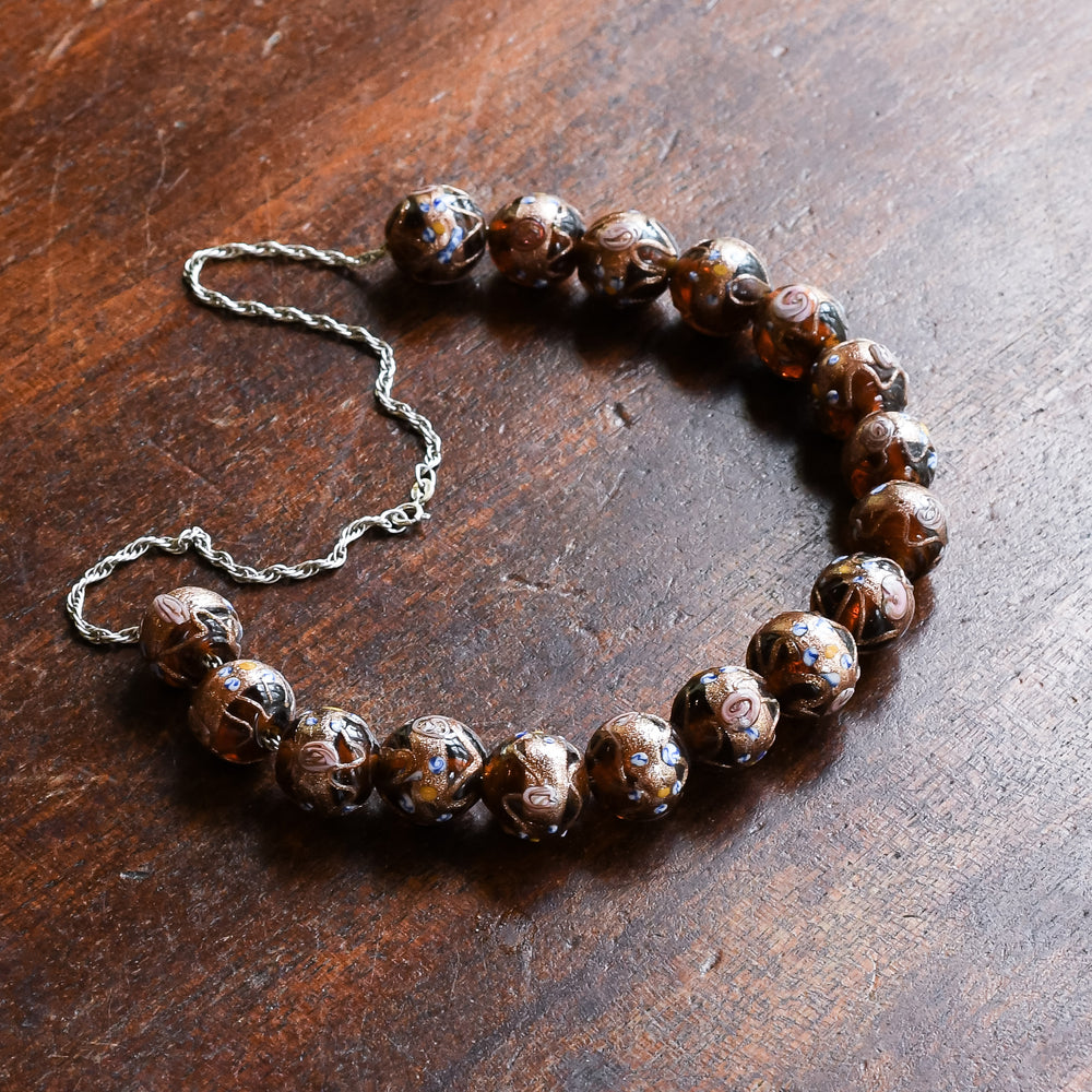 Art Deco Murano Glass Wedding Cake Beads