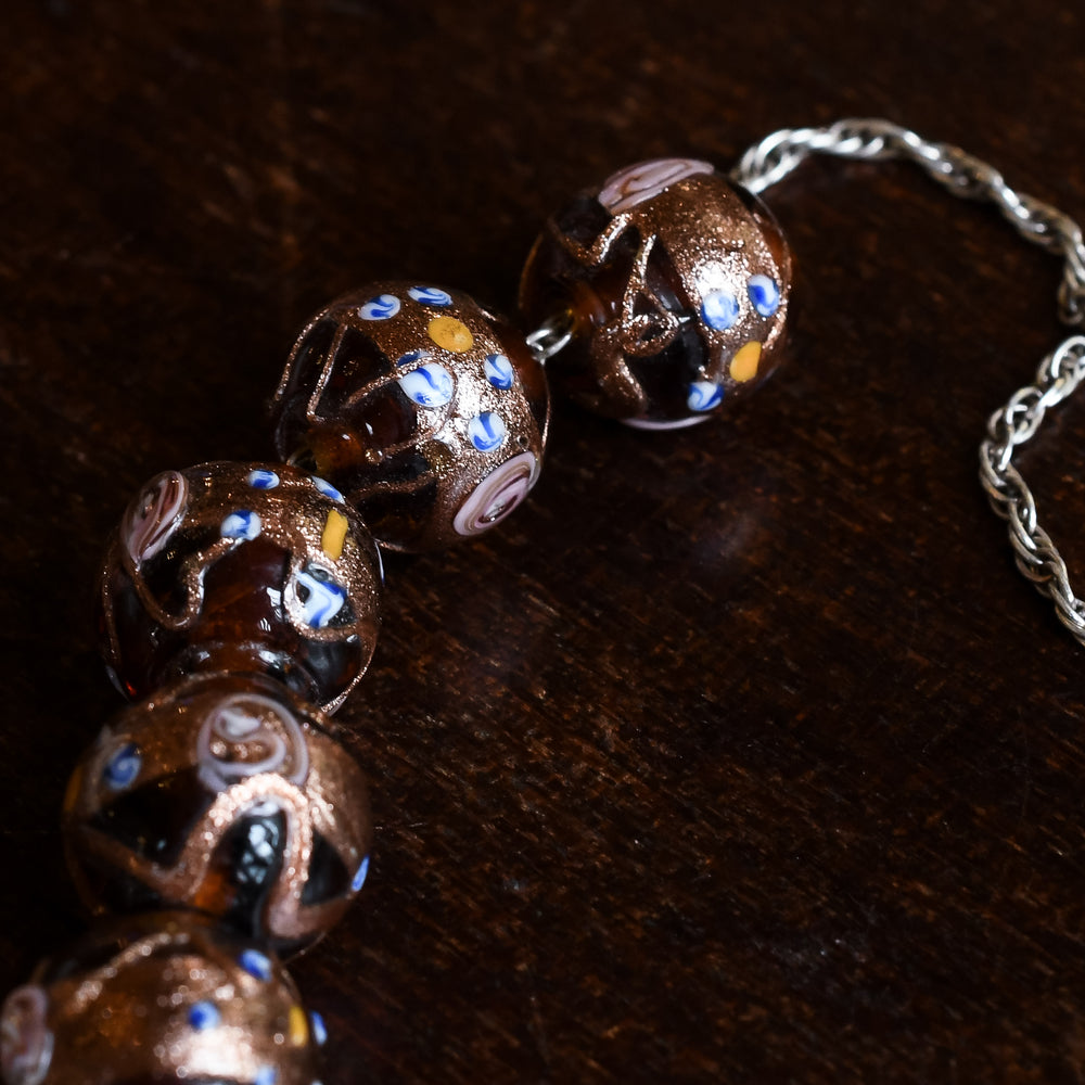 Art Deco Murano Glass Wedding Cake Beads