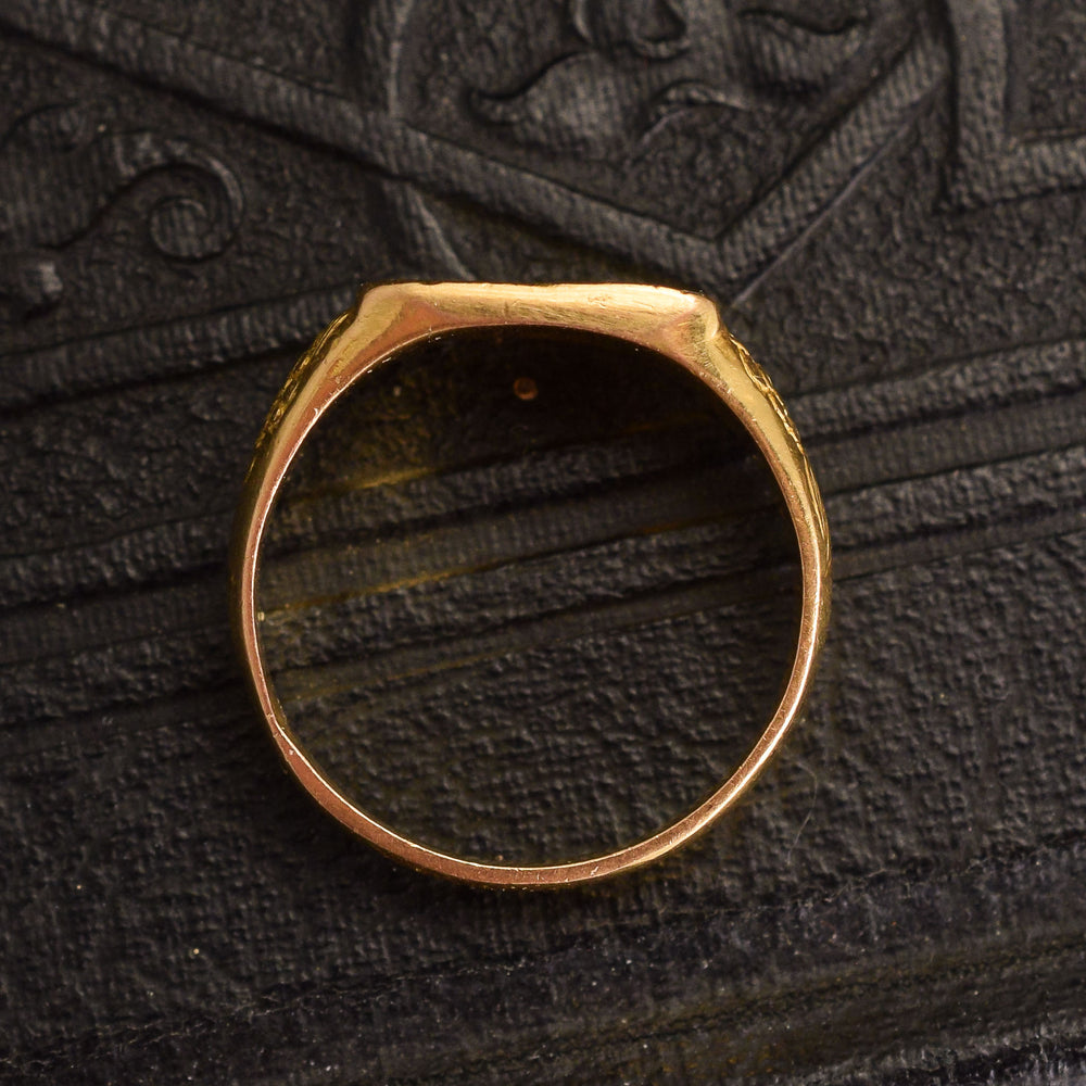 17th Century Floral Signet Ring