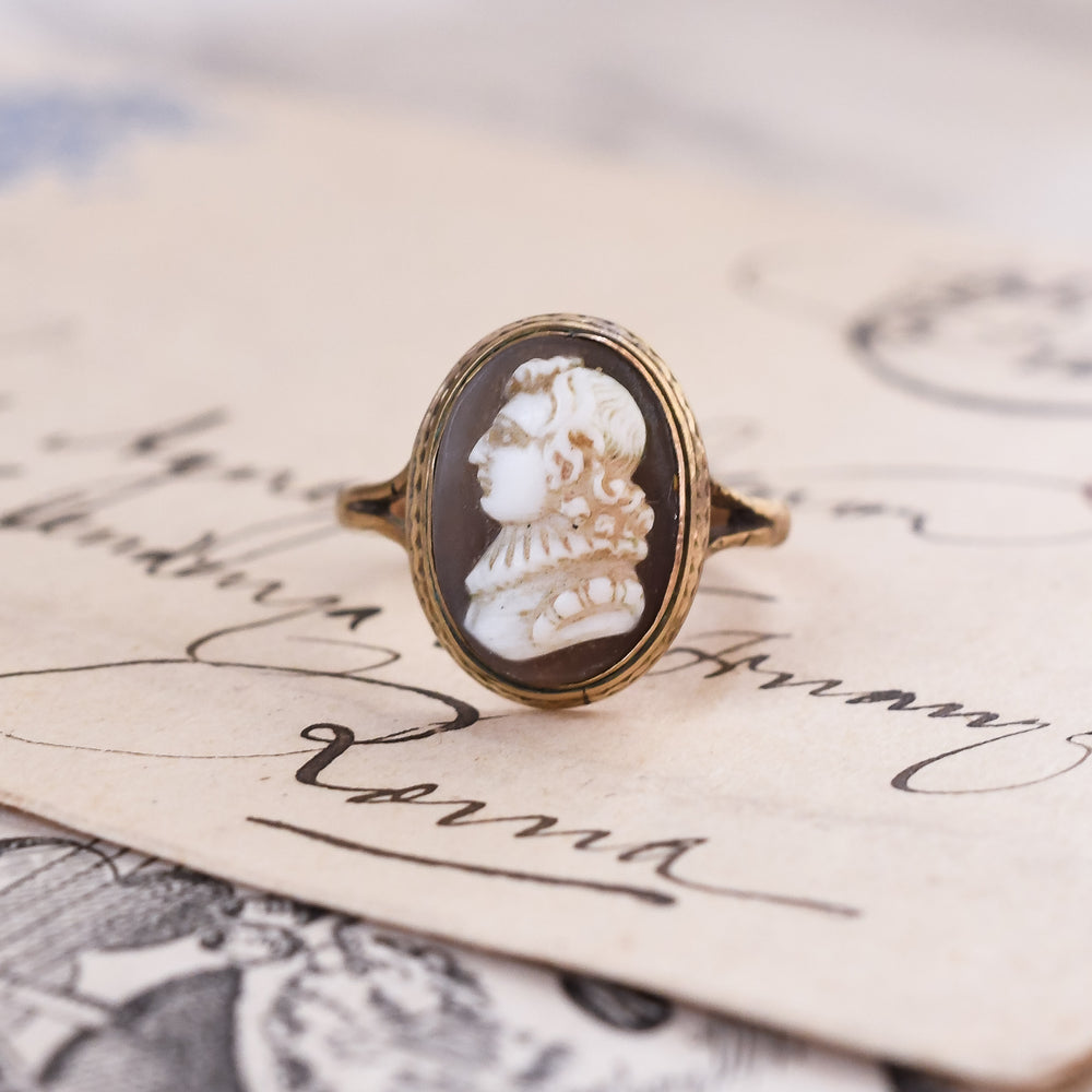 Georgian John Milton Cameo Ring