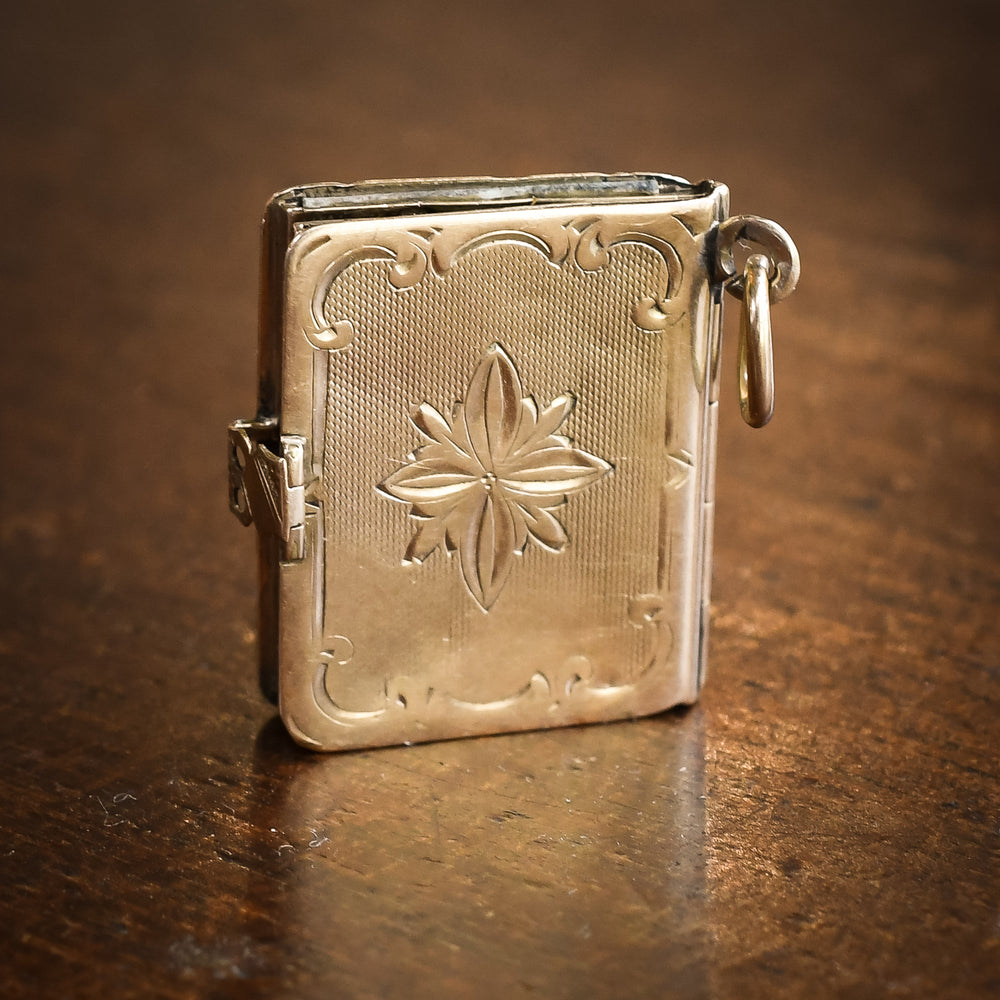 Victorian Souvenir Book Locket