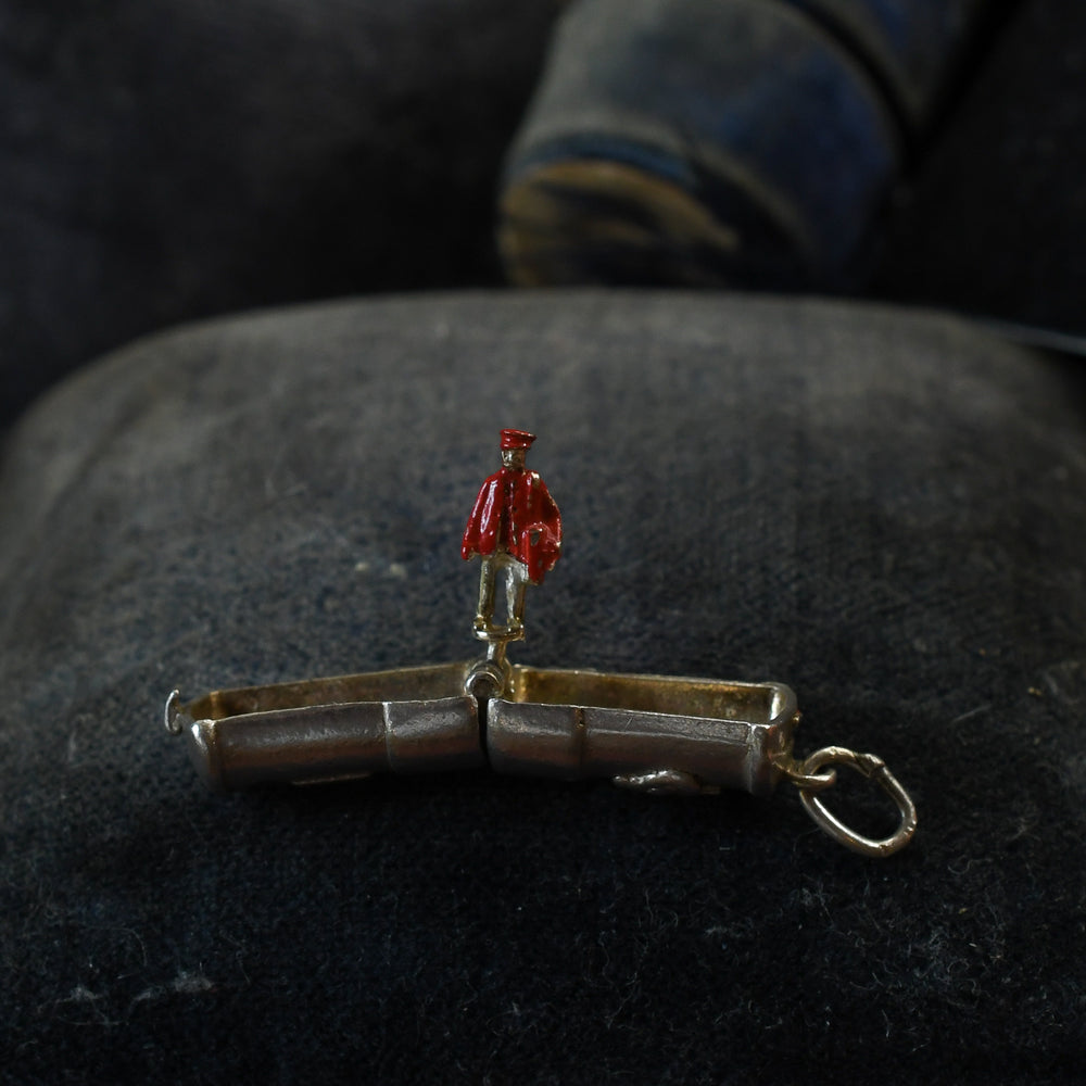 1950s Silver Postman Charm