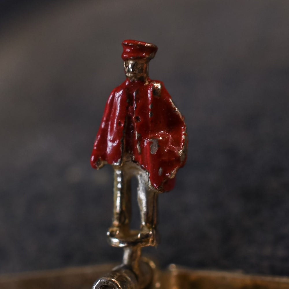 1950s Silver Postman Charm