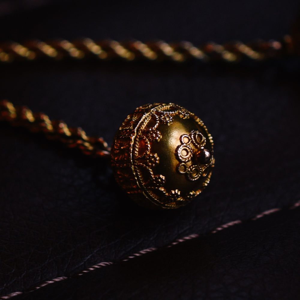 Victorian Etruscan Orbs Fob