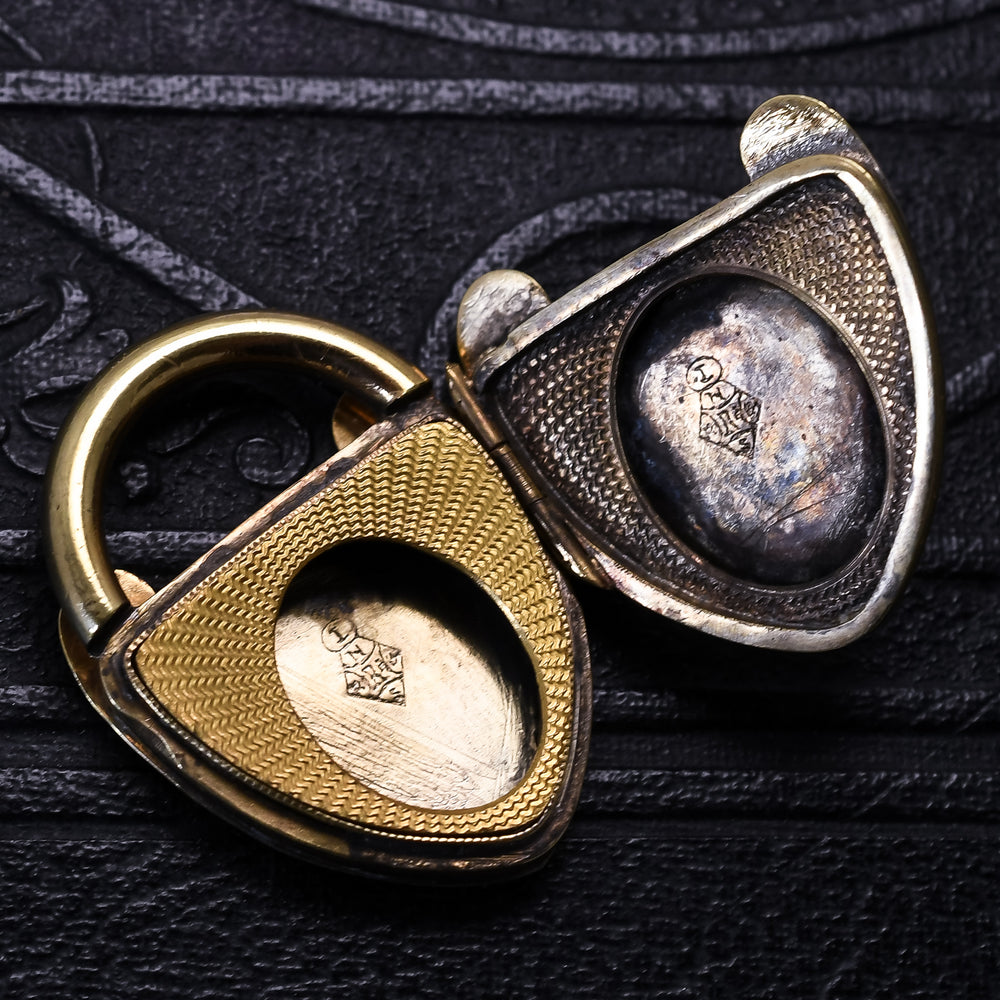 Victorian Gold Heart Padlock Locket