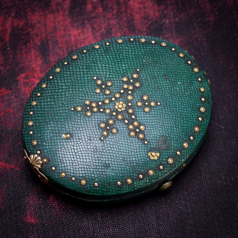 Georgian The Four Courts, Dublin Porcelain Miniature Plaque