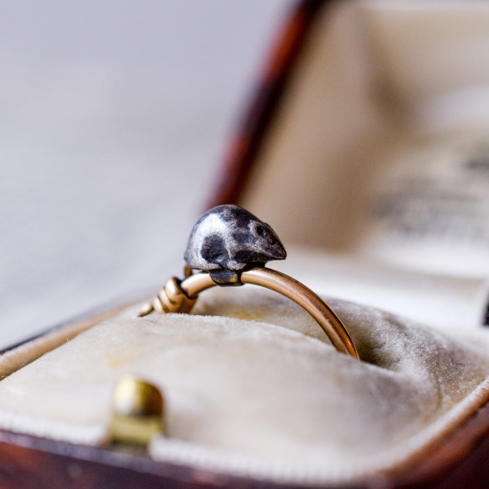 Victorian Mouse Ring