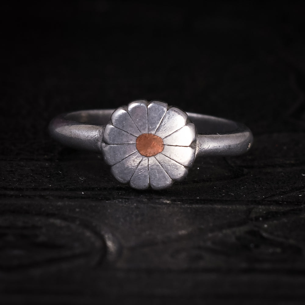 WW2 Trench Art Parachute / Flower Ring