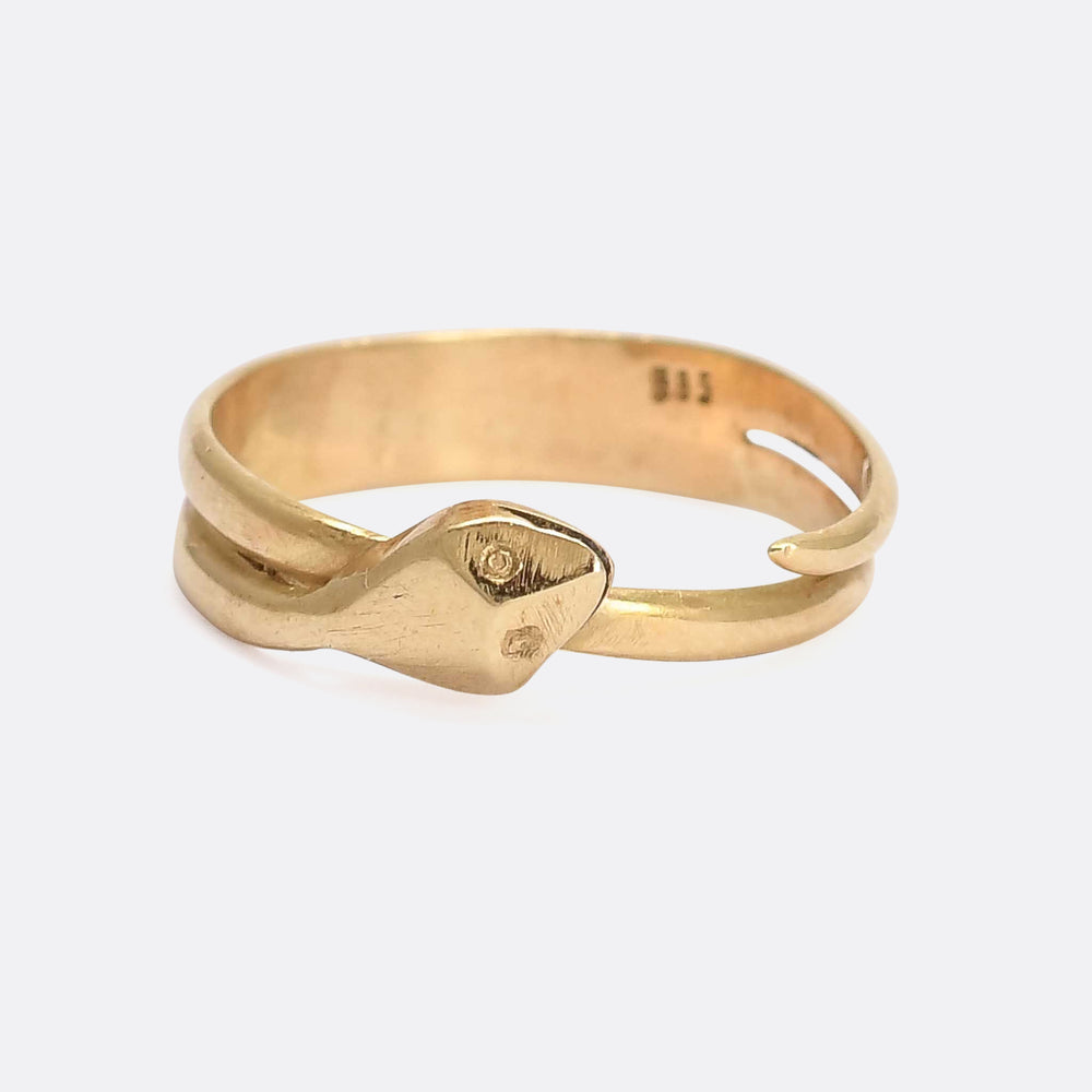 Mid-Century Serpent Ring