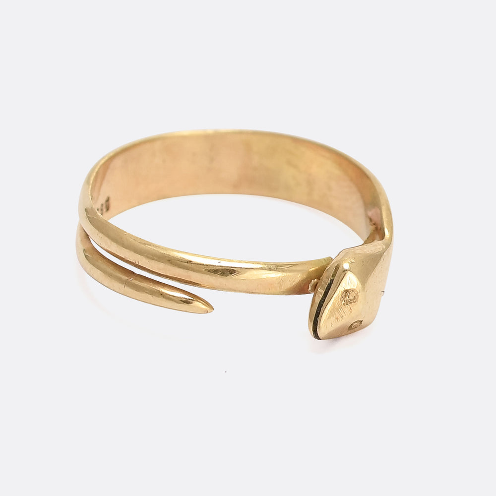 Mid-Century Serpent Ring