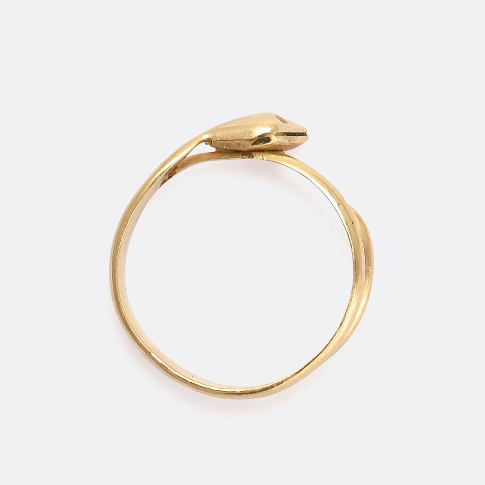 Mid-Century Serpent Ring