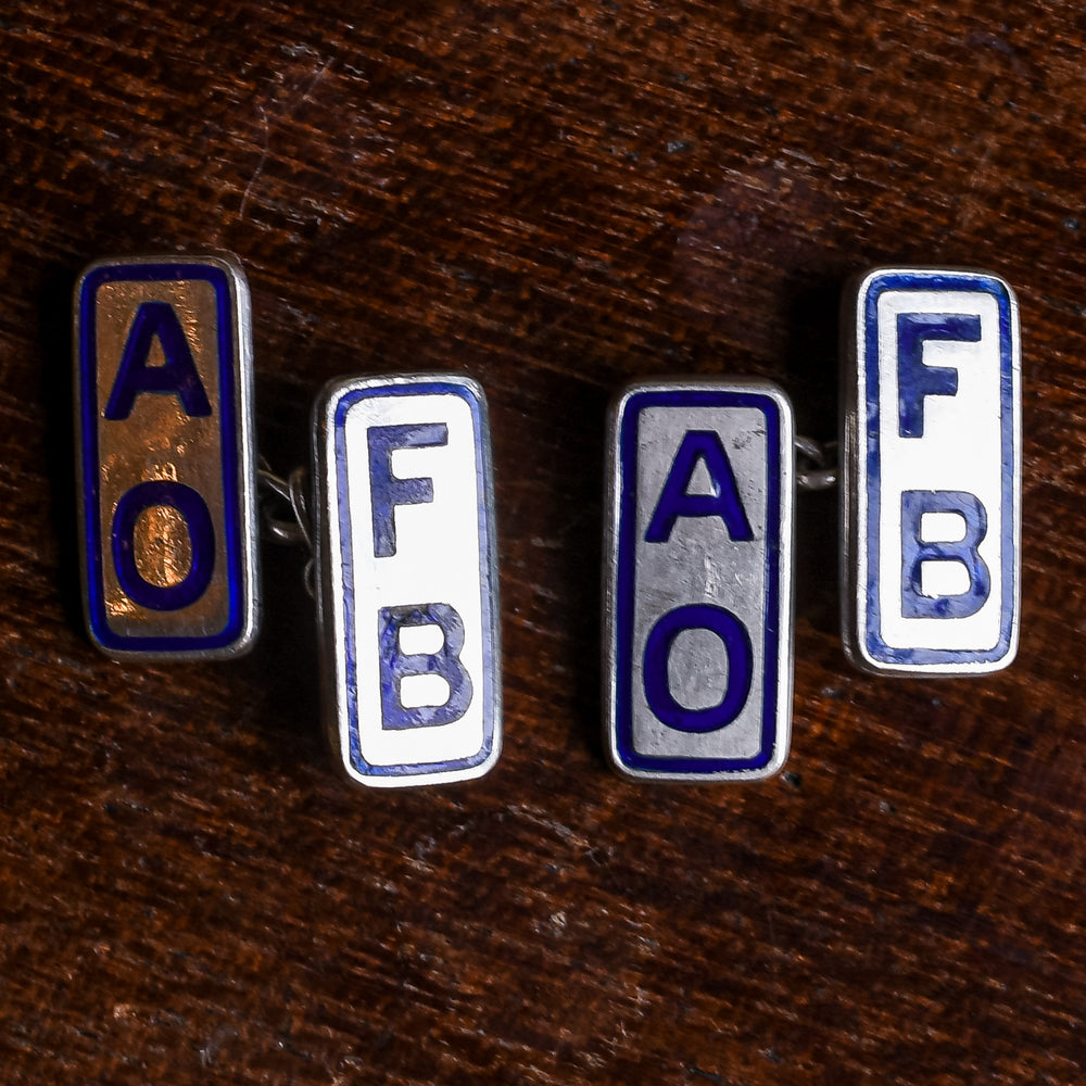 1920s Ancient Order Of Froth Blowers Novelty Cufflinks