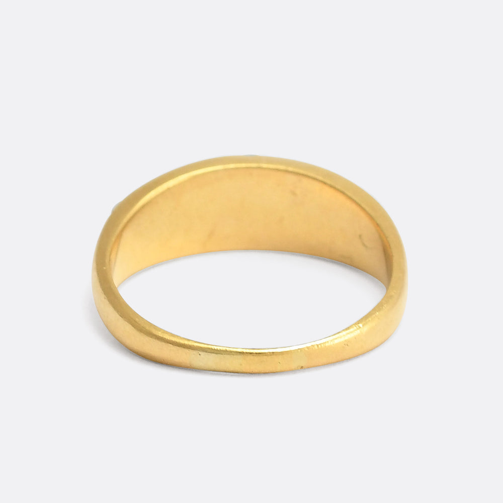 Victorian Turquoise 5-Stone Gypsy Ring