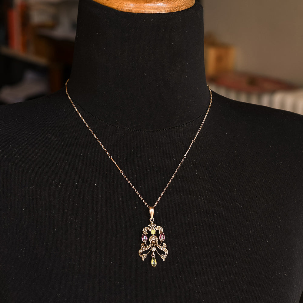 Edwardian Give Women Votes Suffragette Pendant