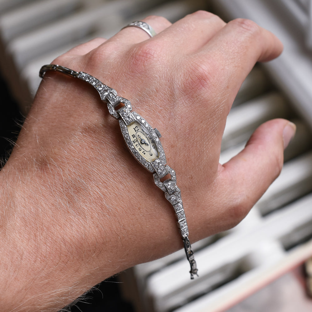 Art Deco Diamond Dress Watch