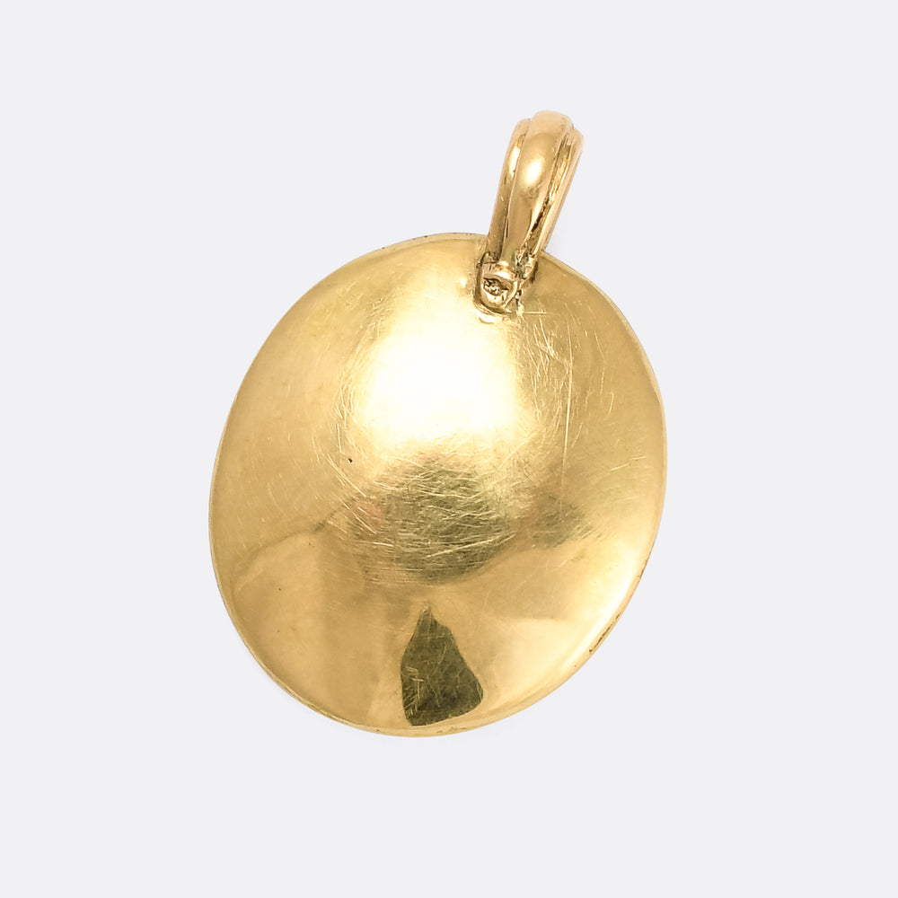 17th Century Queen Mary II Stuart Crystal Memorial Pendant