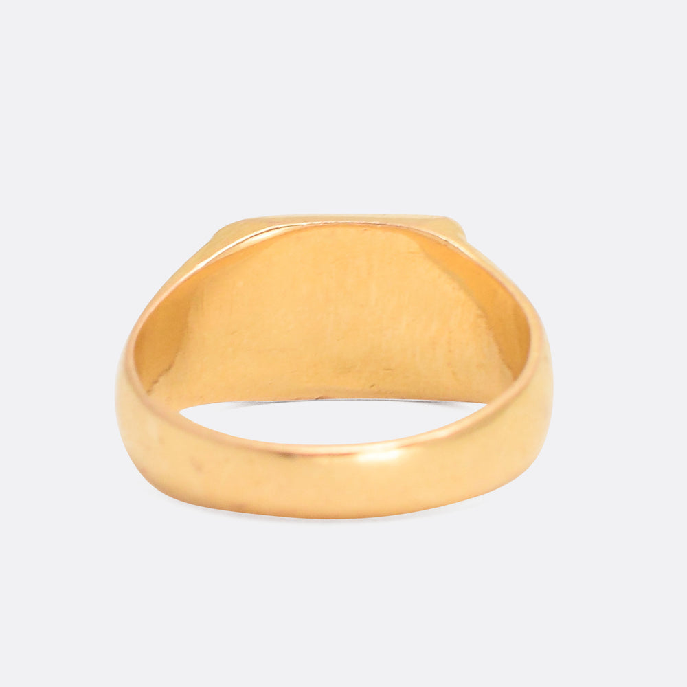 17th Century Floral Signet Ring