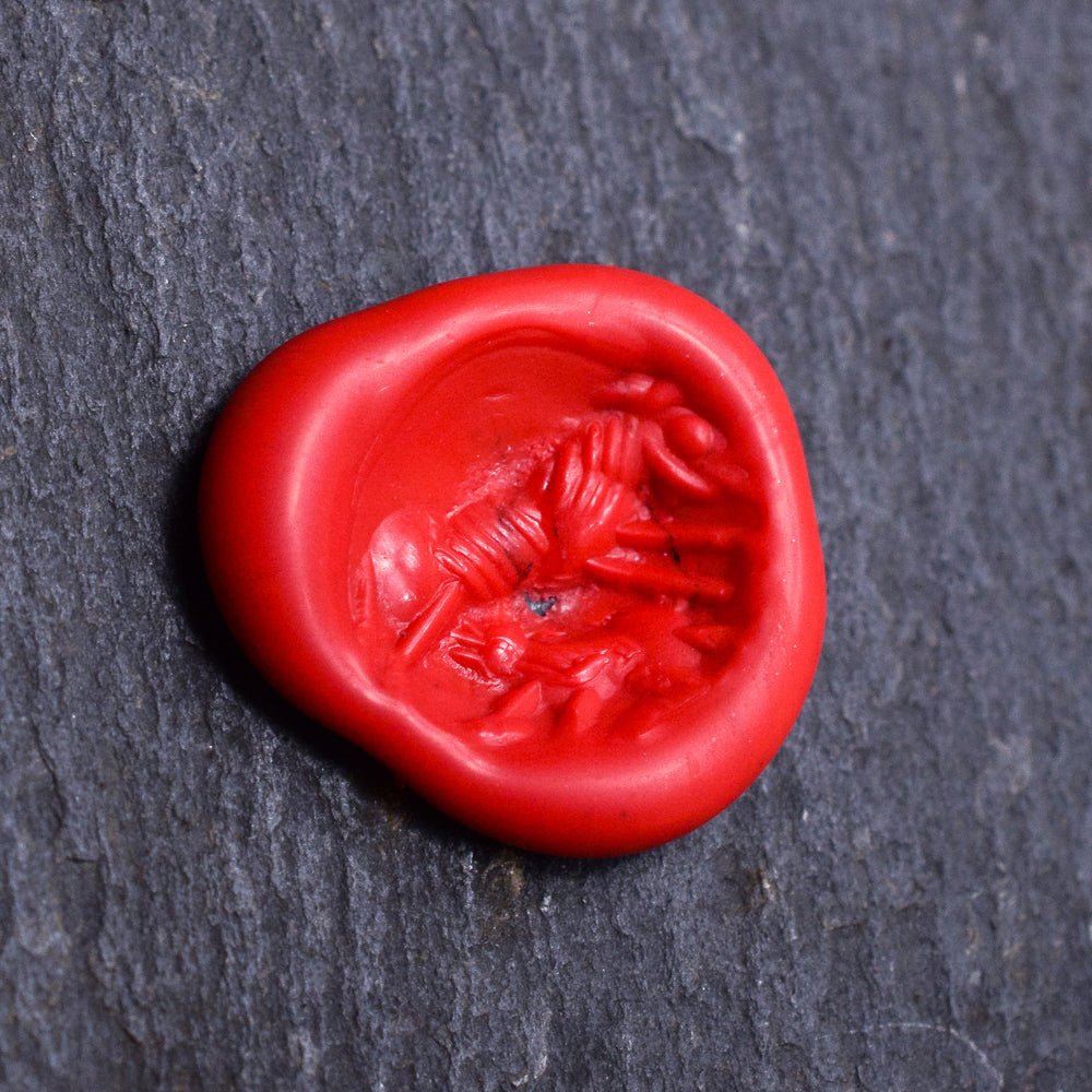 Victorian Signet Ring with Roman She-Wolf Intaglio