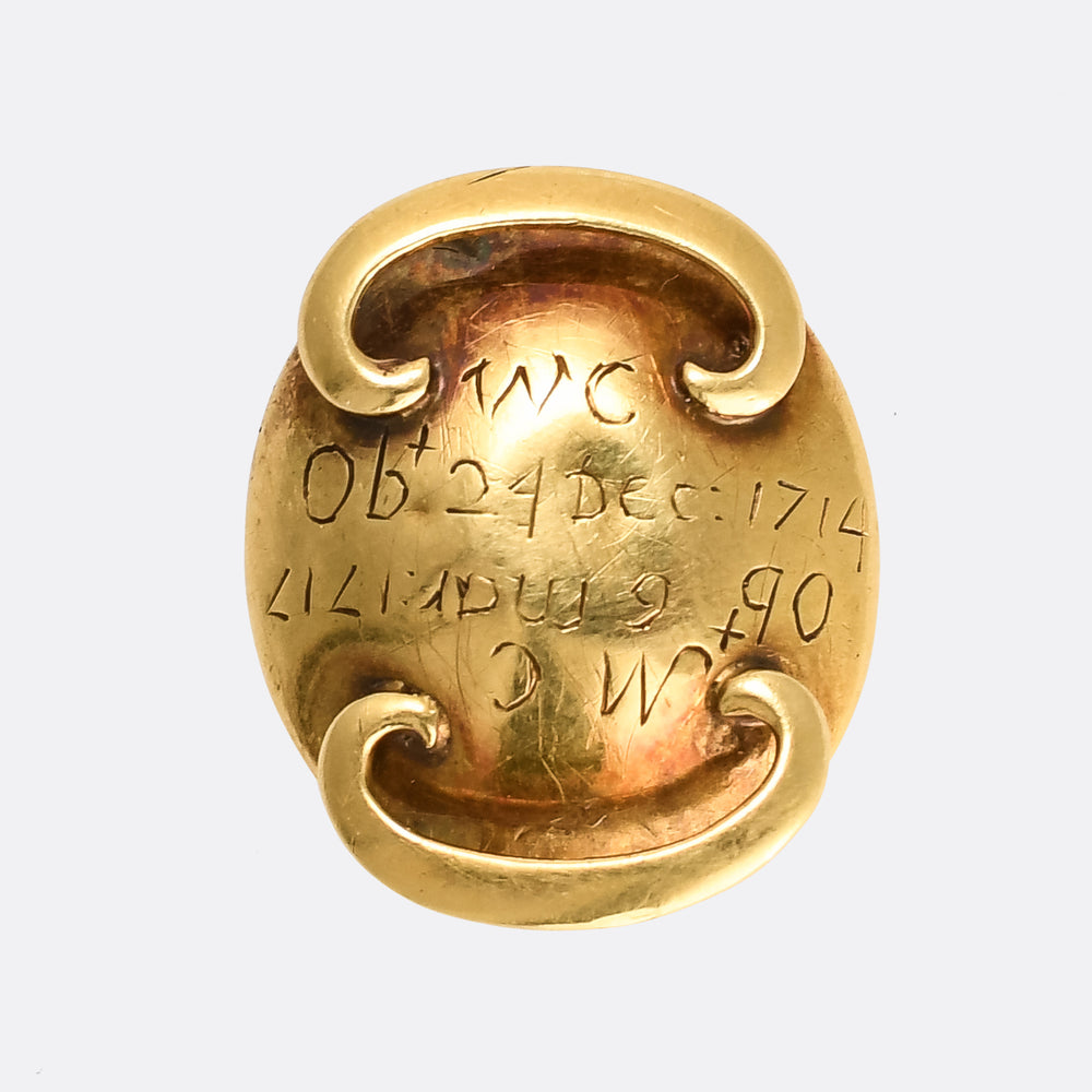 18th Century Grim Reaper Stuart Crystal Slider