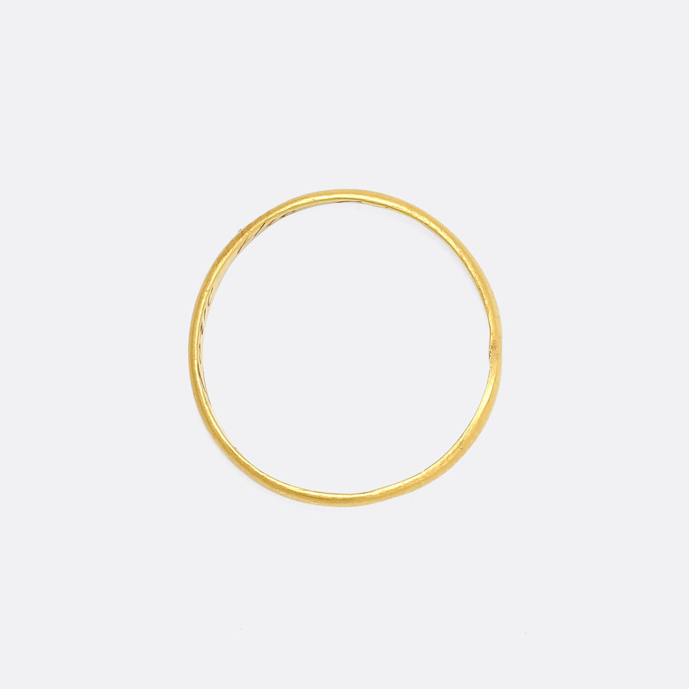 18th Century Posy Ring Love The Giver