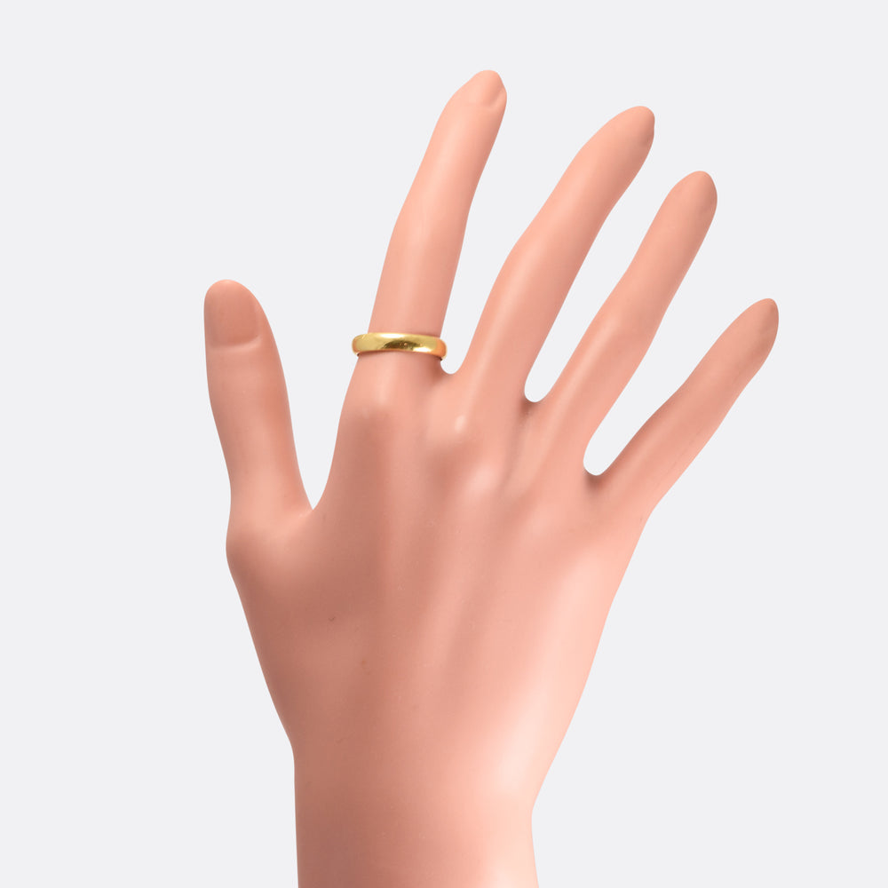 18th Century Gold Posy Ring In Christ & Thee My Comfort Bee