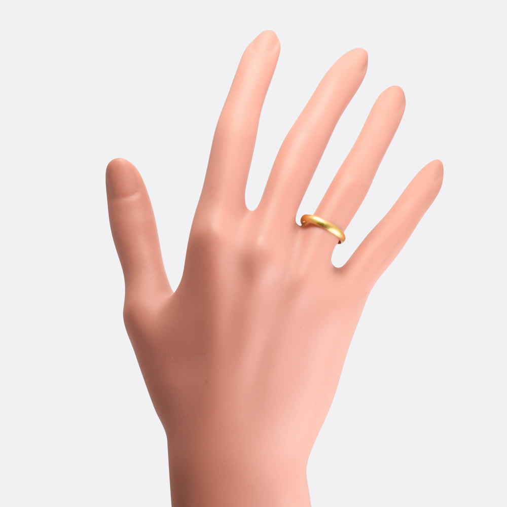 18th Century Gold Posy Ring My Love Shall Last Til Life Be Past