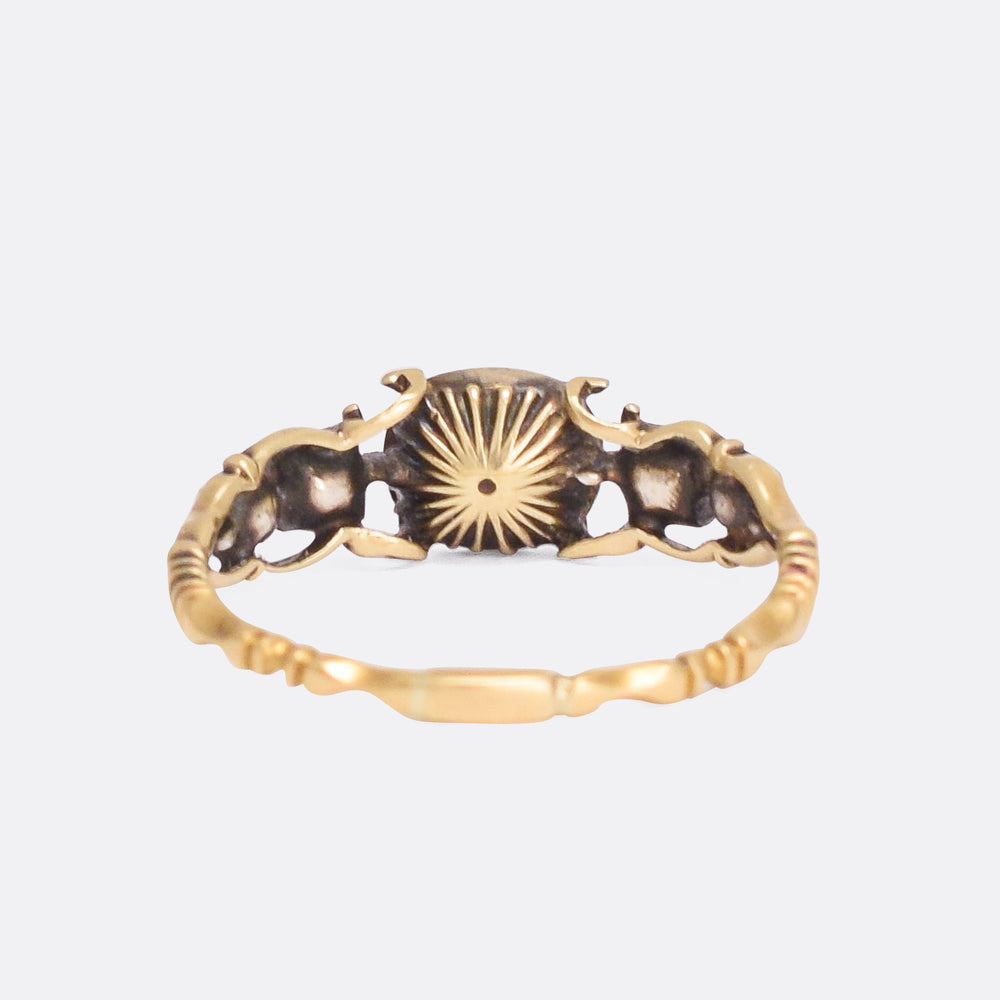 18th Century Rose Diamond 5-Stone Ring