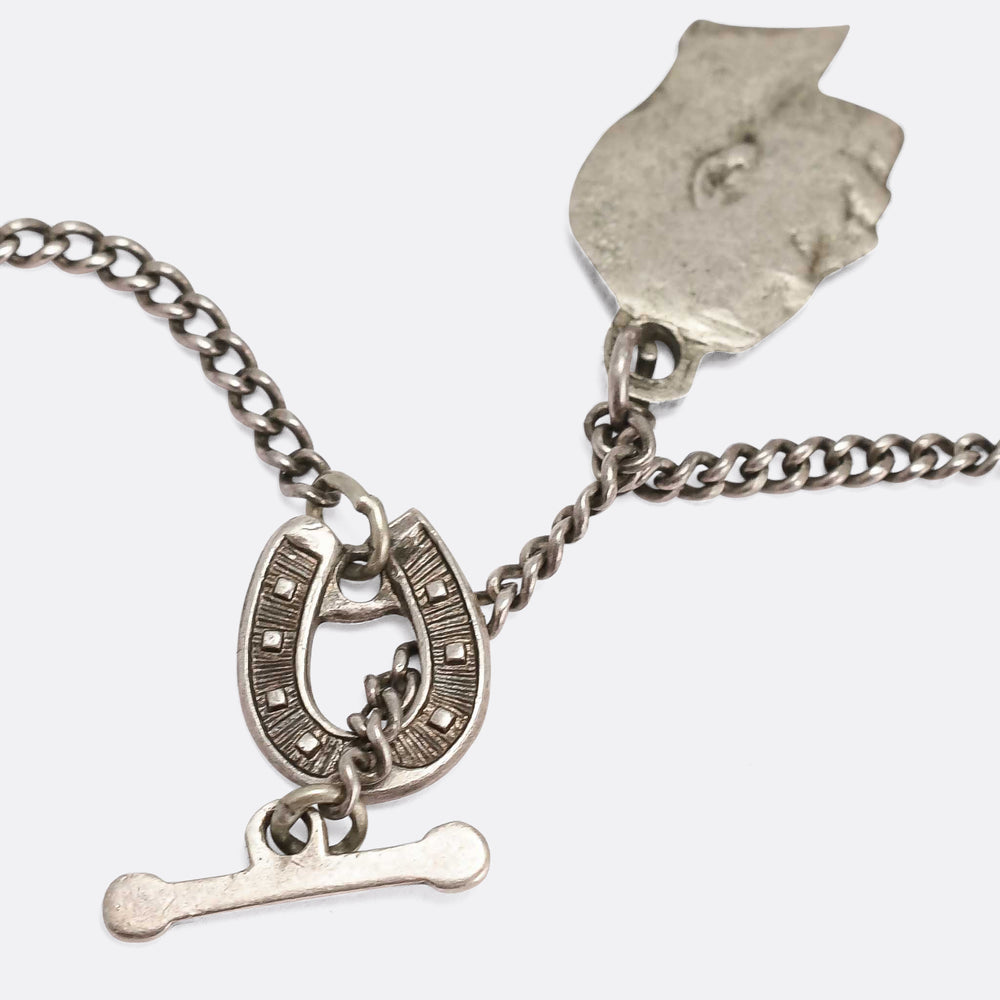 1920s King's Head Cut-Out Coins Bracelet