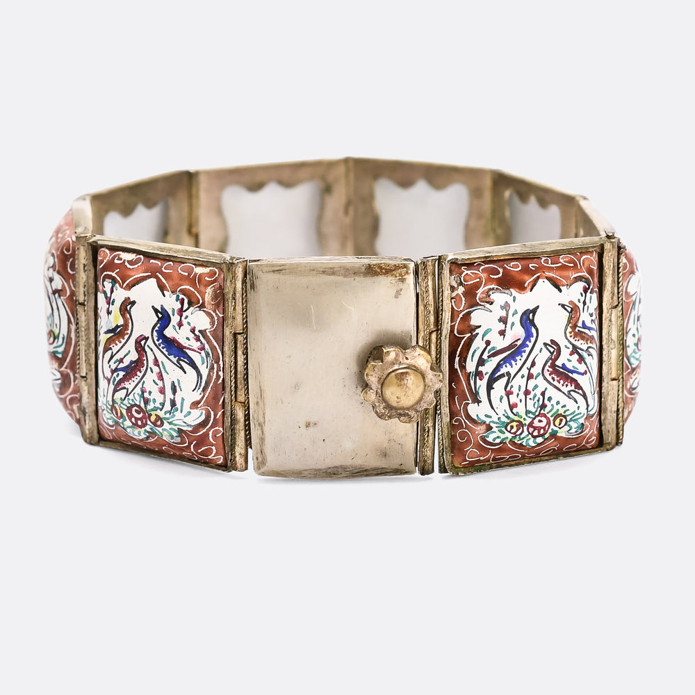 1920s Persian Story Panel Bracelet