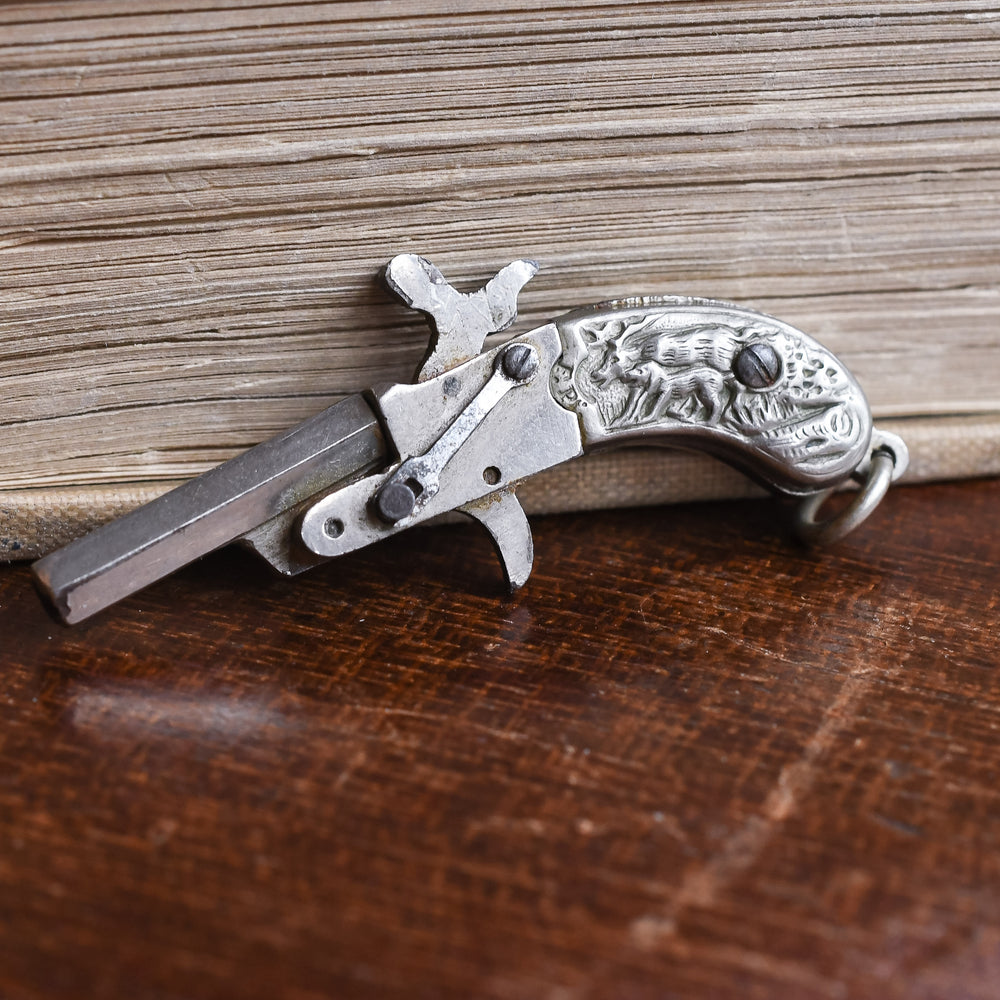 1930s Cap Gun Pistol Pendant