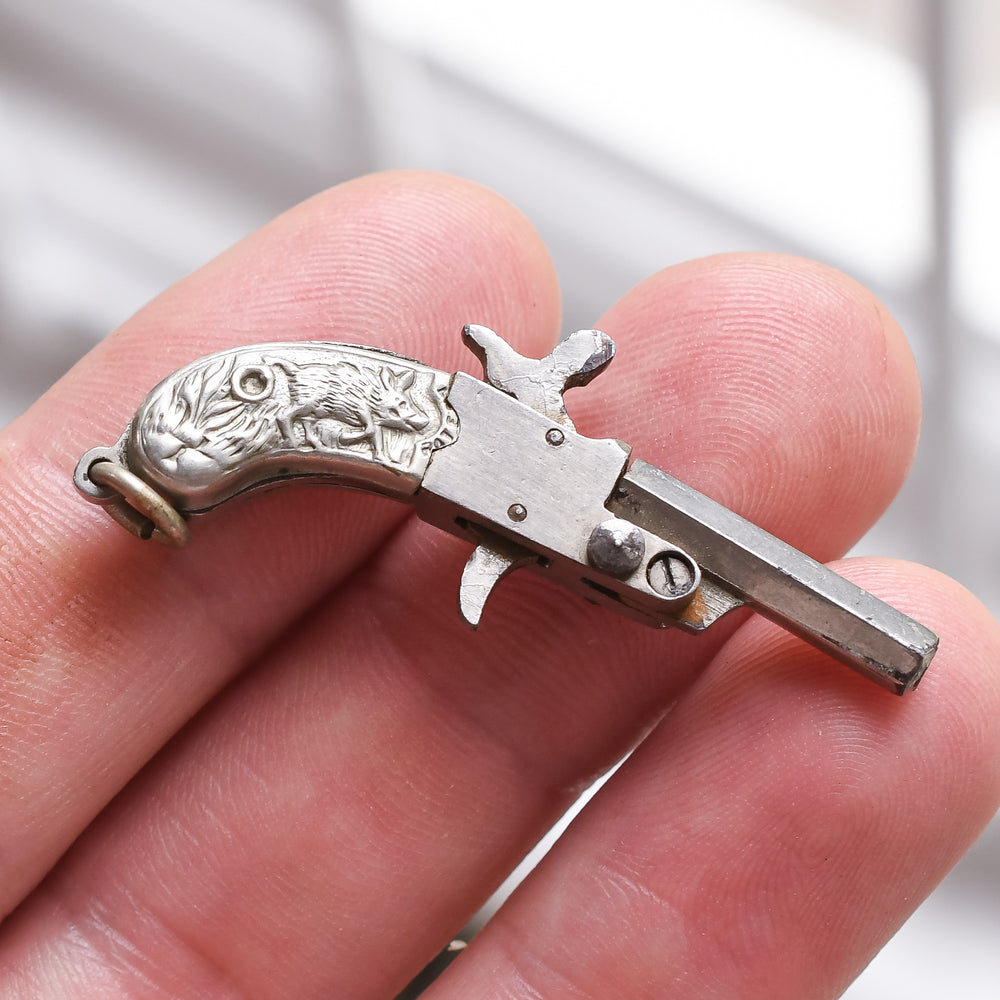 1930s Cap Gun Pistol Pendant