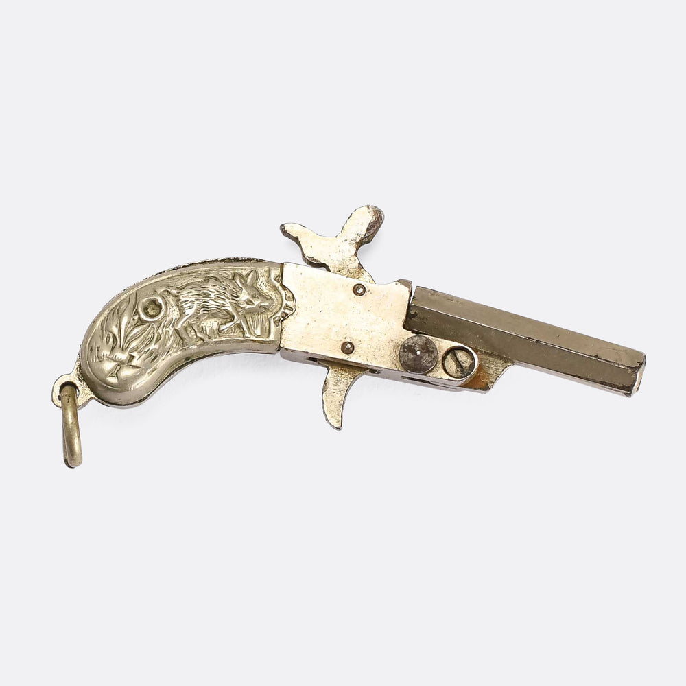 1930s Cap Gun Pistol Pendant
