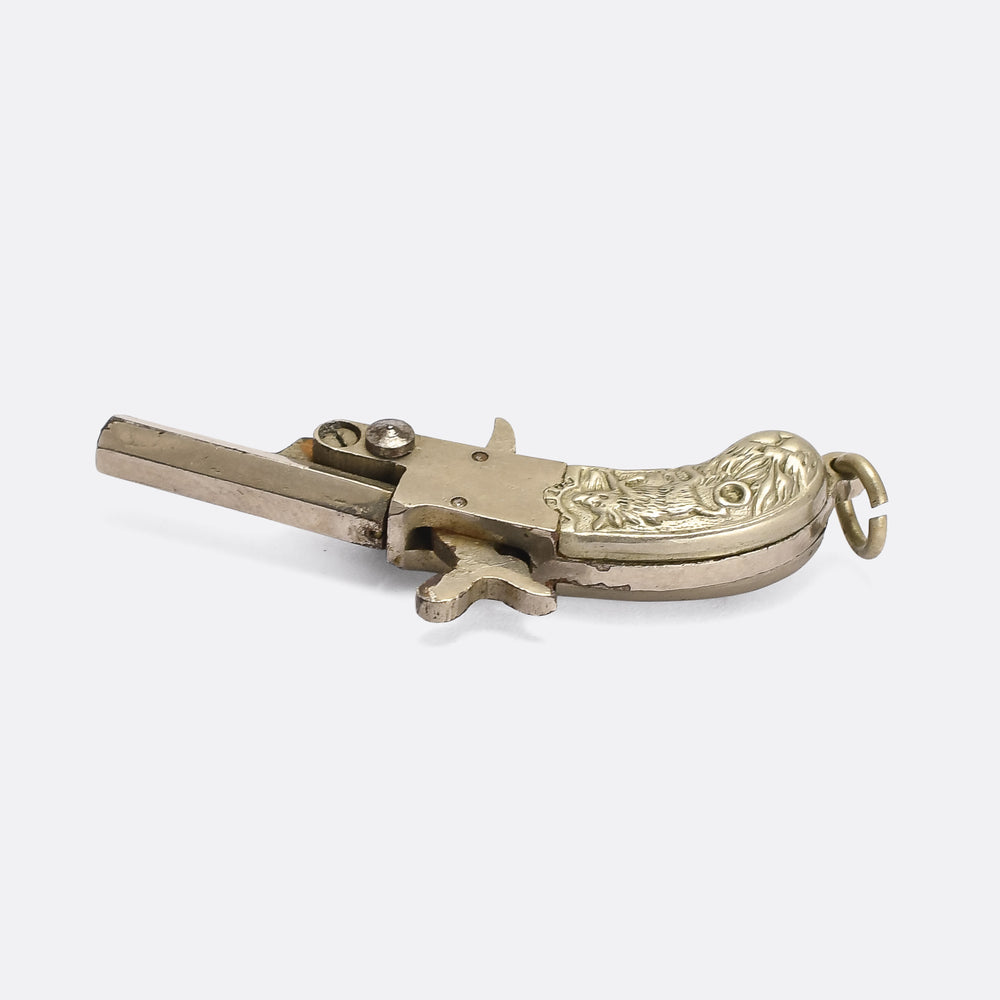 1930s Cap Gun Pistol Pendant