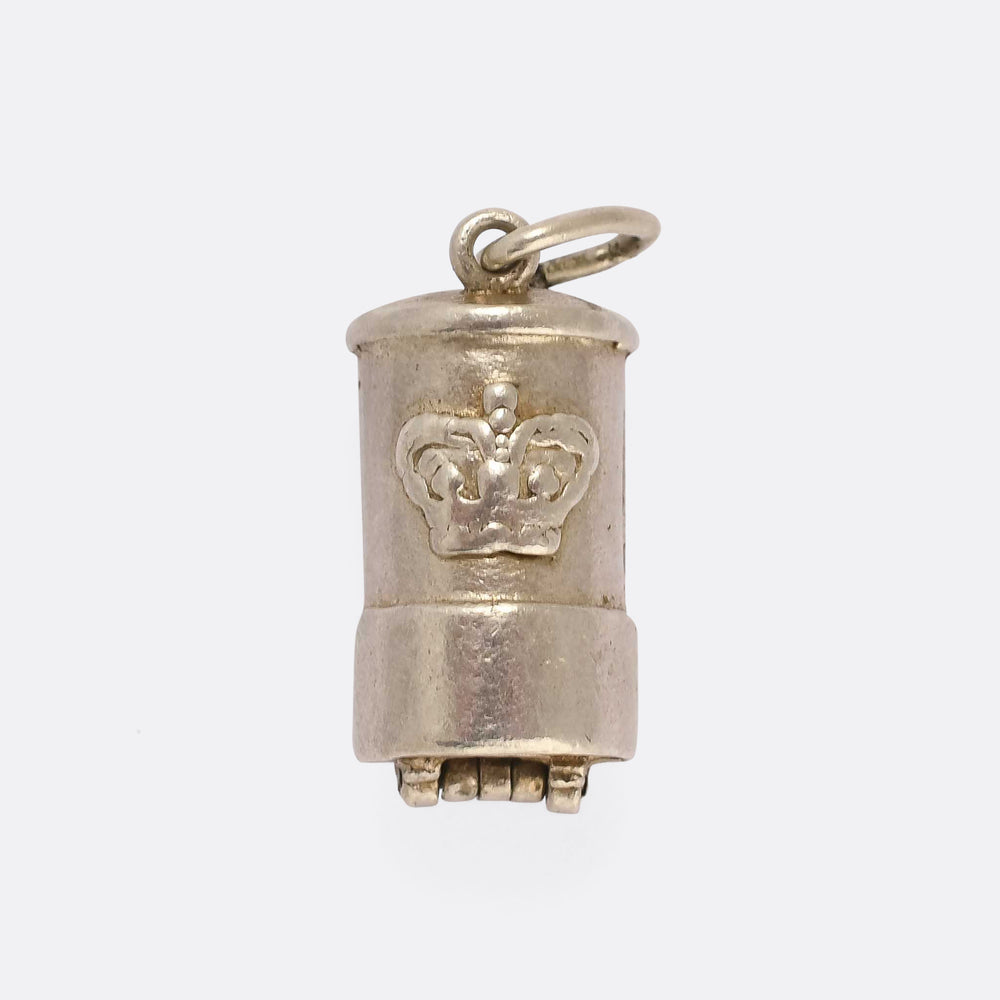 1950s Silver Postman Charm