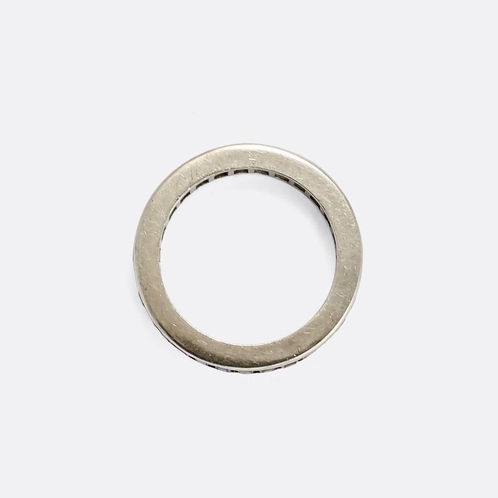 1950s Tourmaline Eternity Ring