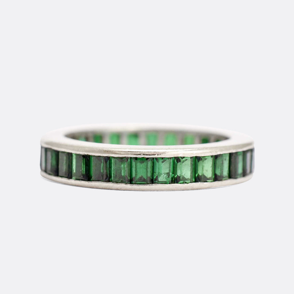 1950s Tourmaline Eternity Ring