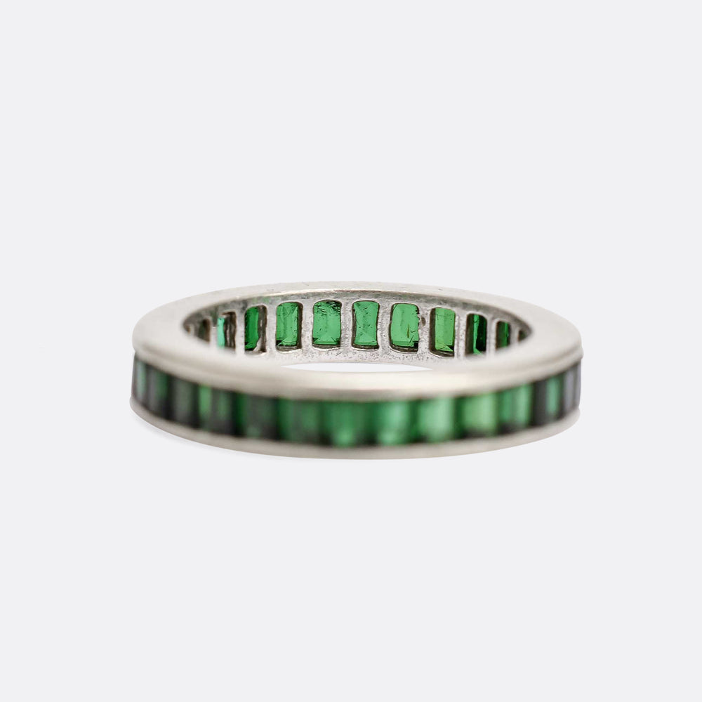 1950s Tourmaline Eternity Ring