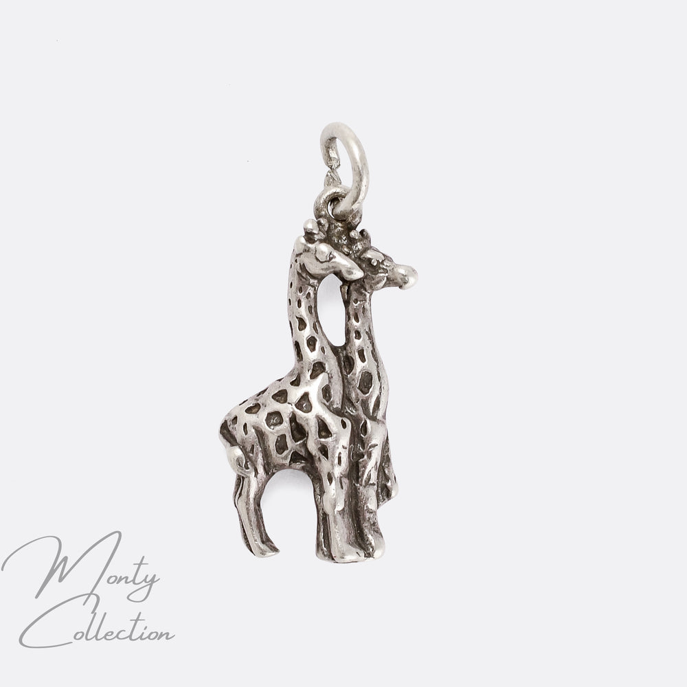 1950s Two Giraffes Charm