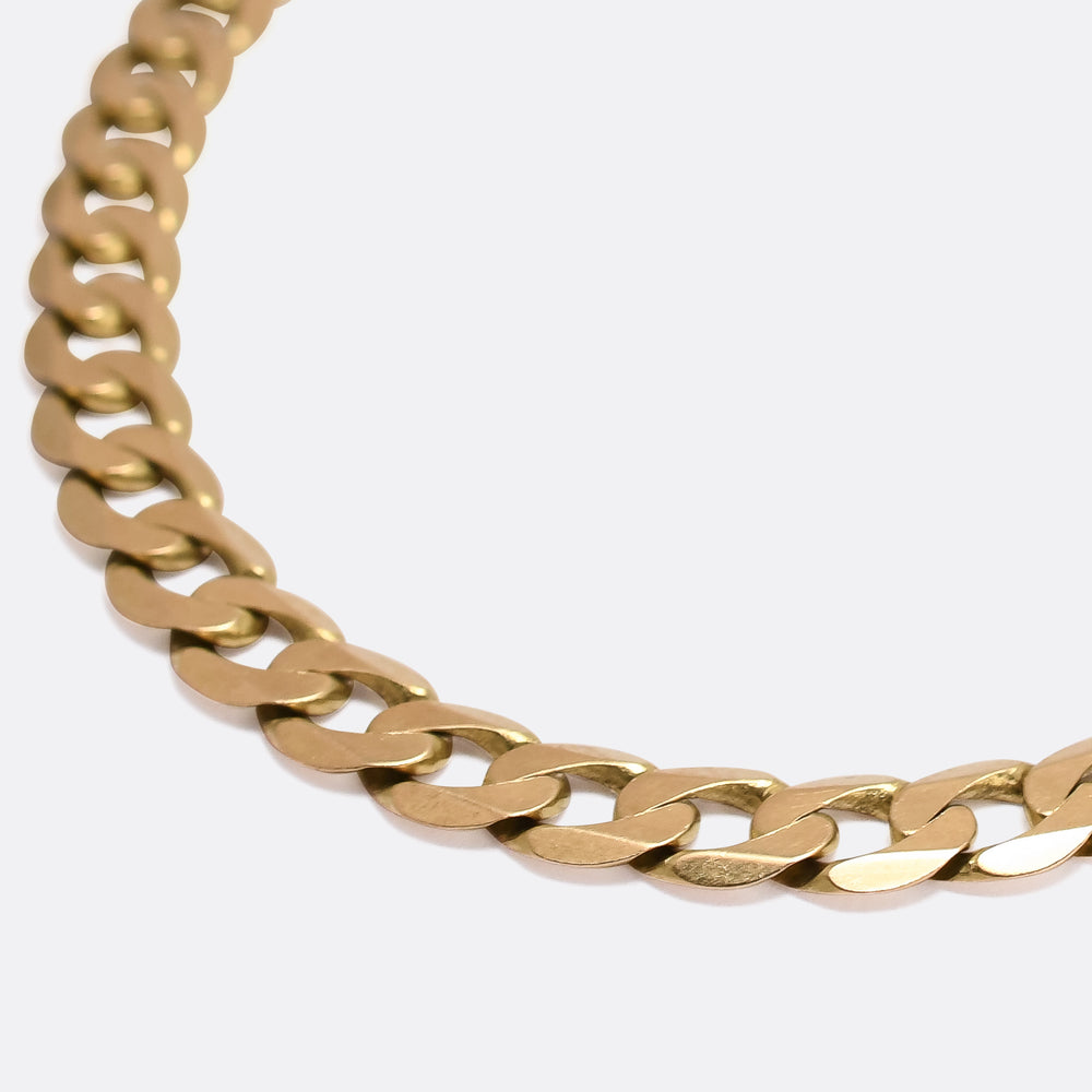 1970s Gold Cuban Link Chain