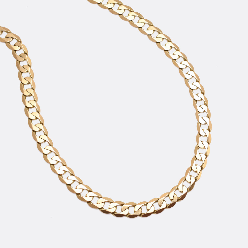 1970s Gold Cuban Link Chain