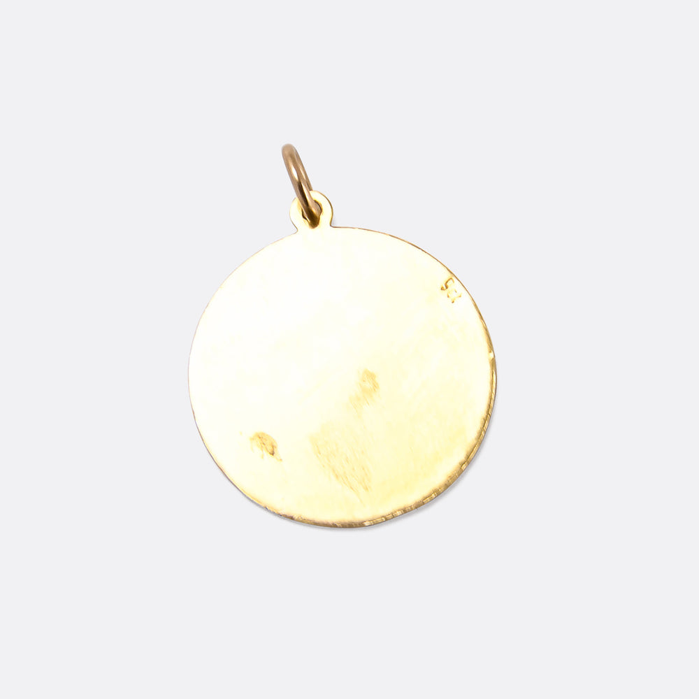 1970s Gold St. Christopher Medallion