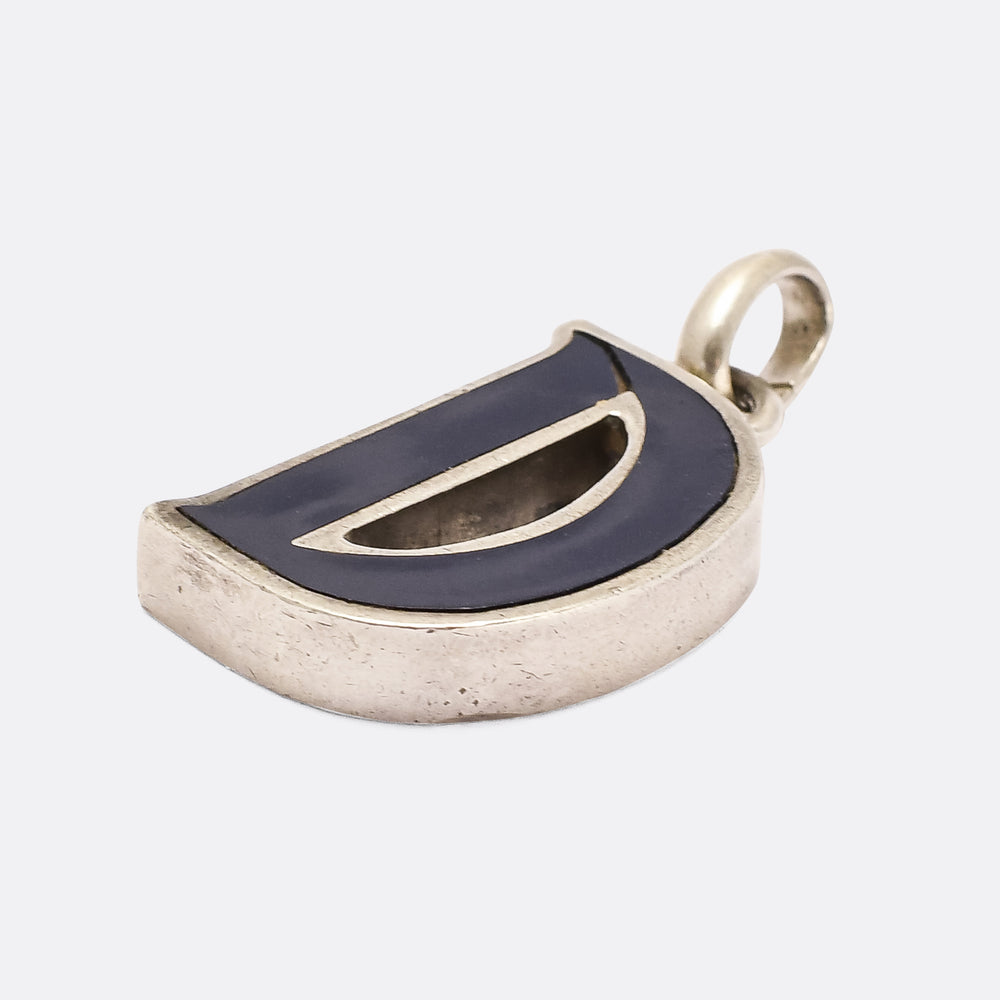 1970s Gucci D Pendant