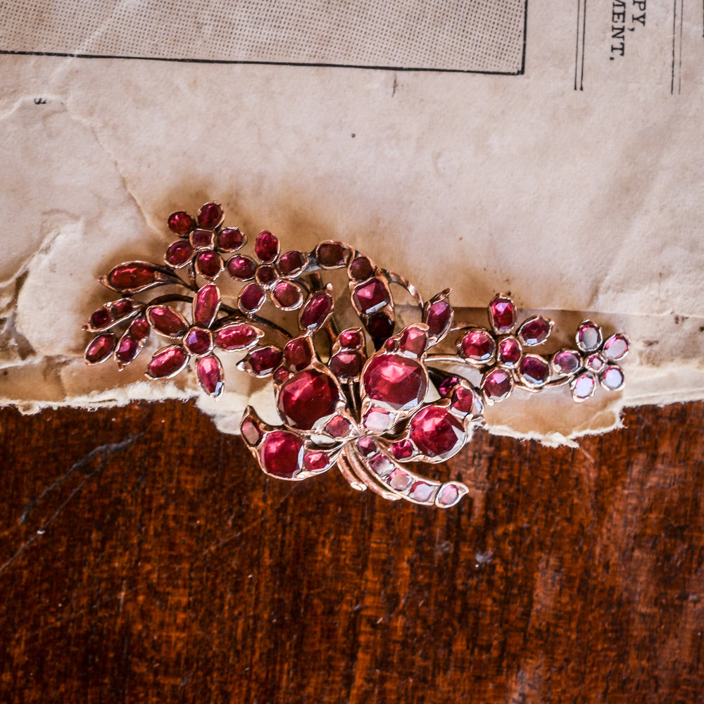 Georgian Garnet Giardinetti Aigrette