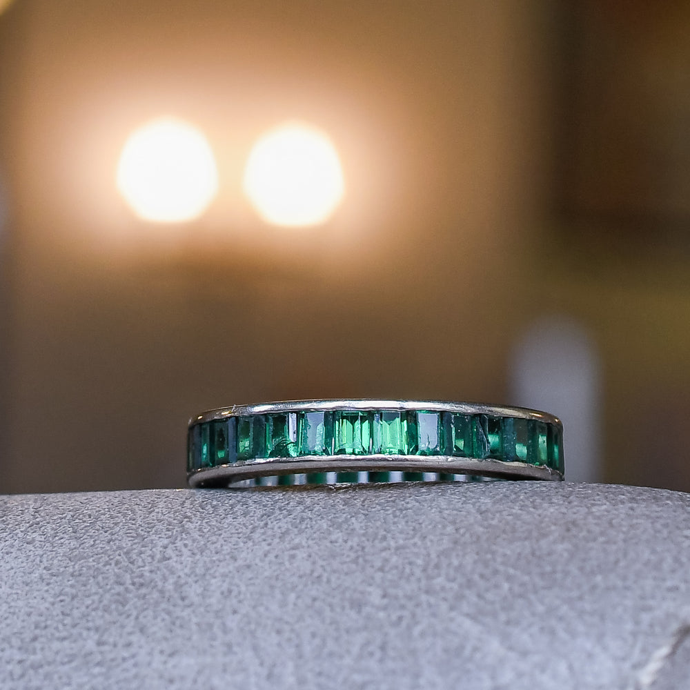 1950s Tourmaline Eternity Ring
