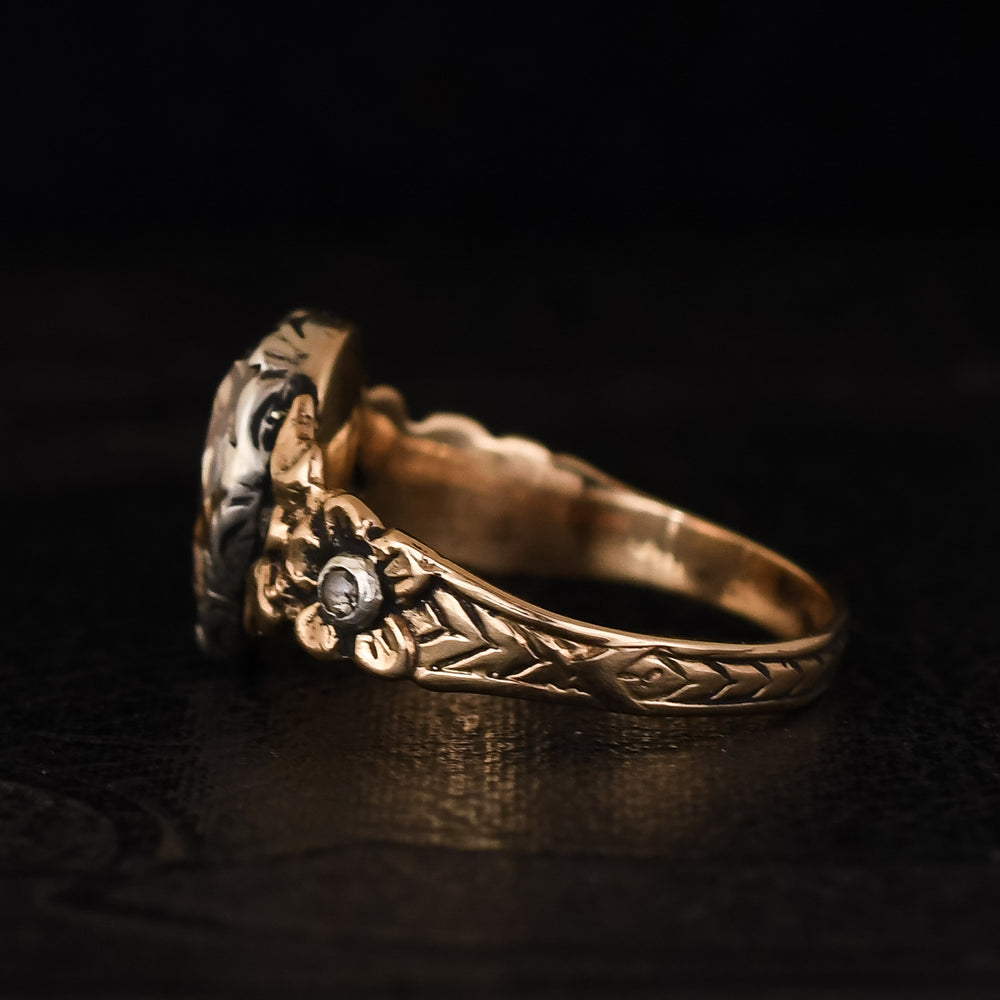 Georgian 2.30ct Pear Diamond Solitaire Ring