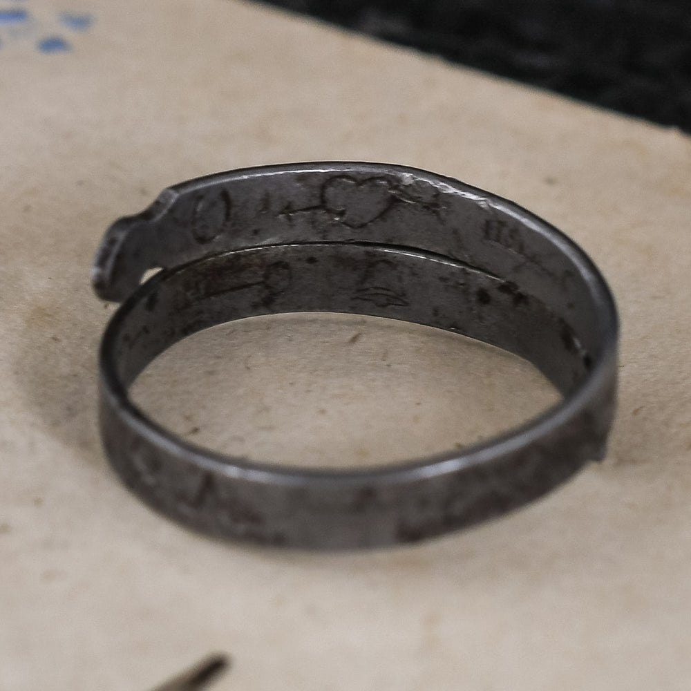 18th Century Zodiac Snake Betrothal Ring