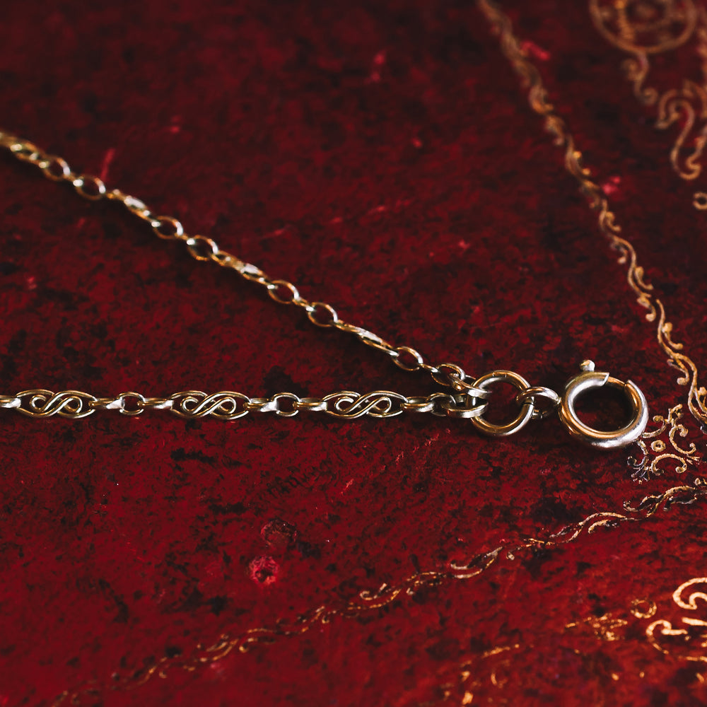 Victorian 18k Gold Fancy-Link Guard Chain, 61