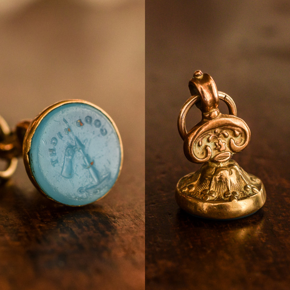 Georgian GOOD NIGHT Tassie Seal Fob