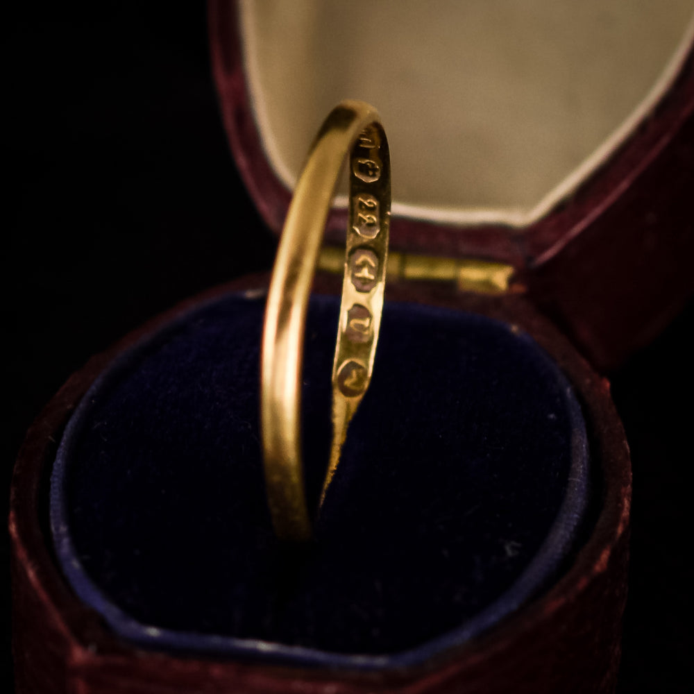 Mid-Victorian 22k Gold Wedding Band