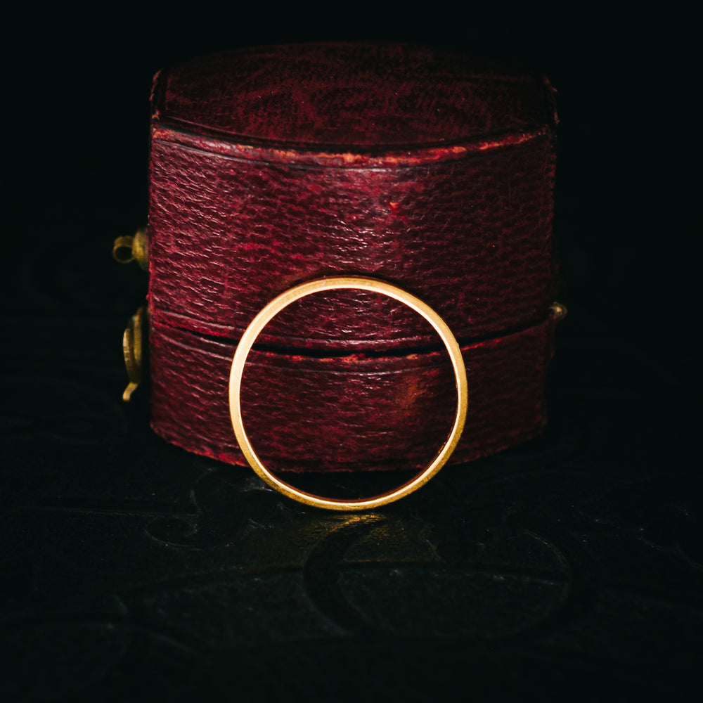 Mid-Victorian 22k Gold Wedding Band